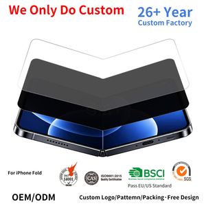 ฟิล์มกันรอยแบบใส HD คุณภาพสูงชนิด TPU ไฮโดรเจล ป้องกันการมองเห็นจากด้านข้าง เกรด AAA สำหรับโทรศัพท์พับได้ 18 พับ ซ่อมแซมตัวเองได้ ปิดคลุมเต็มหน้าจอ - Product Image 1