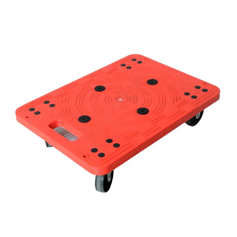 Hot Sale Mobile Trailers High Quality Plastic Cart Four Wheel Furniture Dolly