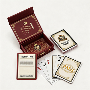 Boîtes d'emballage personnalisées pour cartes à jouer en papier, jeux de poker en plastique personnalisés pour collectionneurs, soirées jeux et cadeaux, vente en gros - Product Image 4