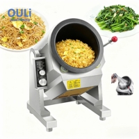 Machine de cuisson automatique à induction électrique de table, Wok à riz frit, Mélangeur automatique pour restaurant