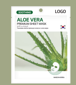 Masque visage apaisant à l'aloe vera, soin coréen multi-usages pour le visage et le corps, hydratation et réparation après soleil, OEM ODM - Product Image 3