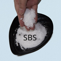 Poudre de caoutchouc styrène-butadiène économique à forte performance, copolymère de butylbenzène, excellent matériau de friction SBS, vente chaude