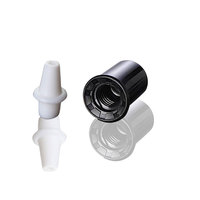 Contenant personnalisé en gros marron 20g souple à presser pour crème cosmétique contour des yeux PETG/PVC/PC EC-004 avec bouchon à vis sérigraphié Marque Tf