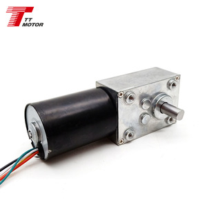 ผู้ผลิตจัดหามอเตอร์เกียร์ไร้แปรงถ่าน 12V DC, มอเตอร์เกียร์ไร้แปรงถ่านแบบเกียร์หนอนแรงดันต่ำ DC - Product Image 1
