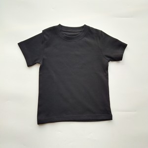 T-shirts pour enfants logo personnalisé vente en gros été 100 coton peigné t-shirts imprimés unis <span class=keywords><strong>blanc</strong></span> vierge bébé garçons filles t-shirt personnalisé pour enfants - Product Image 4