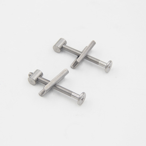 Horing NL888 Nuovo Stile Moderno Kit di <span class=keywords><strong>Viti</strong></span> di Fissaggio <span class=keywords><strong>per</strong></span> Sedile WC in Acciaio Inox SS304 M5x51mm <span class=keywords><strong>per</strong></span> Bagno - Product Image 3