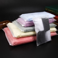 OEM kustom cetak lucu hewan tahan air Frosted segel Ziplock PE paket plastik tas dengan merek sendiri Logo
