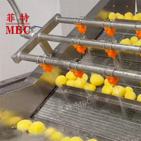 ZHUCHENG MBC Industriële RVS Aardappel Wortel Zoete Aardappel Bieten Hoogwaardige Reinigings- en Schilmachines