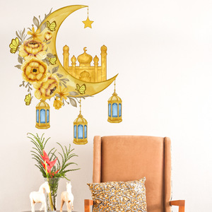 2025 nuovo fiore del Medio Oriente luna sogno castello lampadario camera da letto soggiorno adesivo decorativo da <span class=keywords><strong>parete</strong></span> - Product Image 3