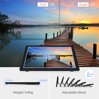 Kamvas 24 Plus, Monitor de Dibujo LCD Ultrafino de 23.8 Pulgadas, Tableta Gráfica Digital con Lápiz Óptico