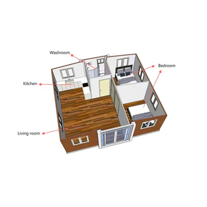 Nhanh chóng cài đặt chỗ ở lực lượng lao động di động | đơn vị cabin mô-đun đôi cánh - Product Image 2