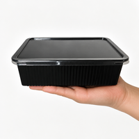 Boîte à lunch jetable massive de 500g sans BPA, réutilisable et micro-ondable pour rouleaux de viande préemballés en famille - Vente en gros à haute capacité