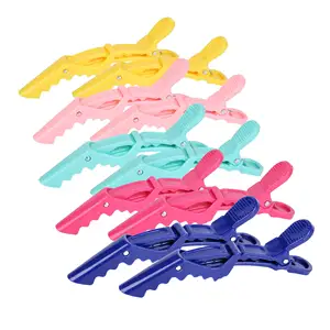 Luma Alligator Styling Sectioning Clips Wide Teeth & Double-Hinged Design Hair Clips for Women