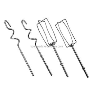 Batteur à oeufs électrique en acier inoxydable, tête de mélange, crochet à pâte, <span class=keywords><strong>fouet</strong></span> électrique, outils de cuisine - Product Image 1