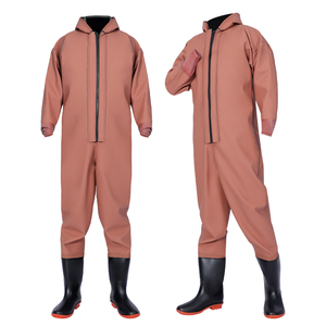 <span class=keywords><strong>Cuissardes</strong></span> roses <span class=keywords><strong>Cuissardes</strong></span> respirantes à couverture complète pour la pêche Imperméable CLOVER OEM Bottes personnalisées PVC Logo Style Film - Product Image 1