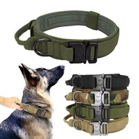 Collier pour chien tactique en nylon épais de haute qualité, vente en gros, pour l'entraînement des animaux de compagnie