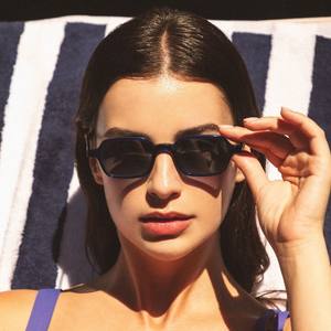 Gafas de Sol de Acetato Retro para Hombre, Gafas de Sol Vintage Ovaladas con Protección UV Polarizada, Diseño Grueso para Mujer 2025 - Product Image 4