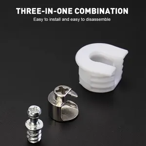 Furniture Connecting Fitting Cabinet Plastic Wood Shelf Support Rafix Connector Shelf Connector 3 In 1