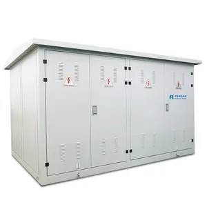 Transformador trifásico personalizado 35kv para 0.4kv, transformador europeu de estilo 1000kva, subestação compacta