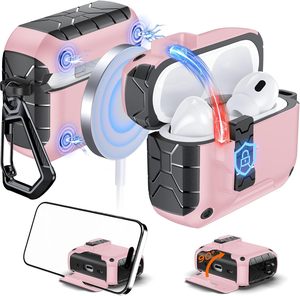 Fundas <span class=keywords><strong>de</strong></span> TPU a Presión para Auriculares Bluetooth <span class=keywords><strong>AirPods</strong></span> <span class=keywords><strong>Pro</strong></span> 3 <span class=keywords><strong>de</strong></span> <span class=keywords><strong>Segunda</strong></span> <span class=keywords><strong>Generación</strong></span>, Compatibles con <span class=keywords><strong>AirPods</strong></span> 4 - Product Image 3