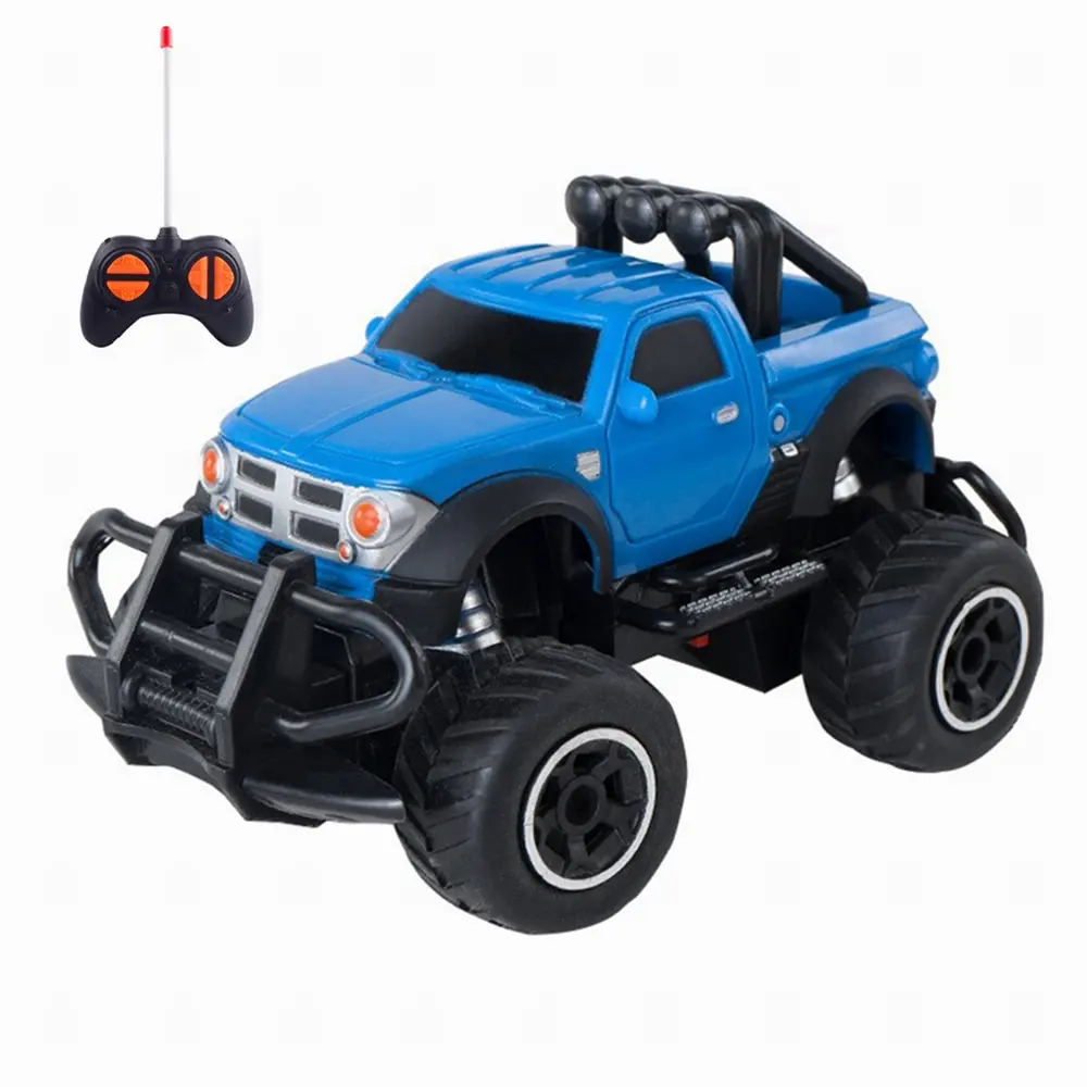 Coche de juguete de camioneta de alta calidad para niños, camión de policía con Control remoto, 1:43, todoterreno, gran oferta