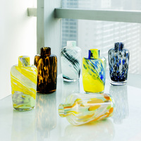 Vase en verre cristal de luxe rétro fait main, style scandinave moderne décontracté, hydroponique, écologique, décoration d'intérieur, Bar Mitzvah