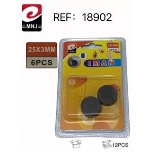 IMAN Magnet 25X3MM 6Pcs Pack For DIY Projects - Product Image 3