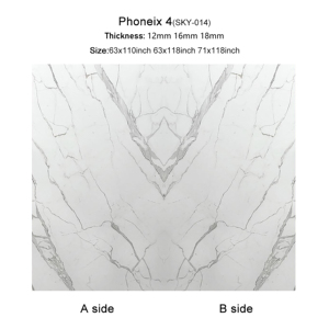 Succes 1600*2800mm tấm đá cẩm thạch trắng lớn thiêu kết đá sứ tấm thiêu kết đá bóng - Product Image 4