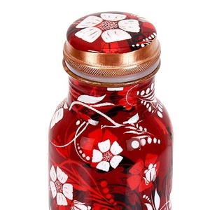 Botella de cobre impresa personalizada de alto grado con pulido de espejo y superficie lisa a prueba de óxido botella segura para beber para uso familiar de niños - Product Image 2