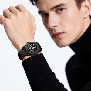 सबसे ज्यादा बिकने वाली 2025 अरबिक पुरुषों की घड़ी हाई-एंड आकर्षण घड़ी यूनिसेक्स वाटरप्रूफ 300 बार क्वार्ट्ज आंदोलन 20 मिमी ग्लास चमकदार पॉइंटर - Product Image 5