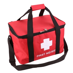 Trousse médicale d'urgence personnalisée rouge, imperméable, certifiée CE, désinfectante par infrarouge lointain, grande capacité, portable pour l'extérieur - Product Image 4