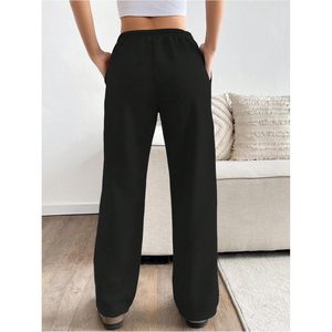 Pantalones Deportivos Personalizados para Mujer, Cintura Baja, Pierna Recta, Casuales, con Bolsillos, Tela Transpirable - Product Image 3