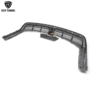 Diffuseur de pare-chocs arrière en fibre de carbone <span class=keywords><strong>s</strong></span>èche MODEL <span class=keywords><strong>S</strong></span> <span class=keywords><strong>W</strong></span>/h LED pour Tesla Model <span class=keywords><strong>S</strong></span> Kit de carrosserie extérieur en carbone véritable Protecteur de pare-chocs Remplacer - Product Image 2