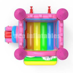 Comercial nuevo diseño <span class=keywords><strong>casa</strong></span> inflable con tobogán unicornio combo inflable para los niños - Product Image 4