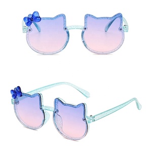 Feirong nuova tendenza per bambini occhiali da sole fiocco occhiali da sole per bambini occhiali da sole a prova di UV per bambini Logo personalizzato all'ingrosso occhiali di moda - Product Image 4