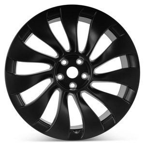 Jantes en alliage d'aluminium forgé sur mesure 21x9,5 pouces style <span class=keywords><strong>Uberturbine</strong></span> pour <span class=keywords><strong>Tesla</strong></span> Model Y 2020-2023, amélioration des roues avant - Product Image 2
