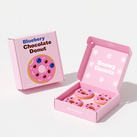 Boîtes d'Emballage en Carton Pliables PEART OEM de Haute Qualité pour Livraison de Gâteaux, Desserts, Biscuits, Pâtisseries et Aliments