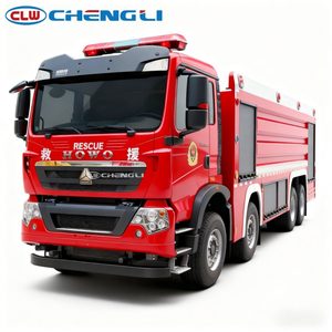 Large-Capacity Heavy-Duty 25T 8X4 HOWO Fire Suppression Truck with Big Water Tank & Fire Cannon - Product Image 4