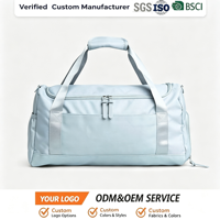 Sac de voyage en nylon imperméable et polyester, sac de sport, sac de fitness, sac de gym pour femmes, logo personnalisé, sac de week-end, sac de nuit