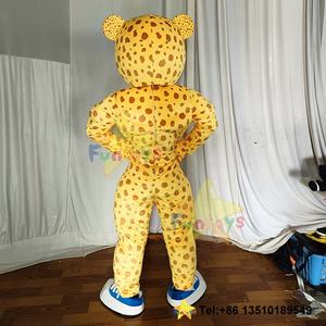 Funtoys kostum maskot otot macan tutul kustom profesional gaun indah karakter kartun Cosplay Anime untuk dewasa - Product Image 3
