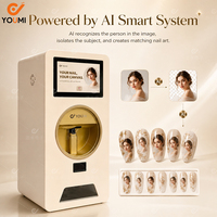 Machine d'impression numérique intelligente pour nail art avec fonction d'importation d'images par QR-code et impression hors ligne disponible