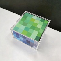 Boîte de protection en acrylique transparent à prix d'usine, étui pour booster pack ETB en acrylique poli avec couvercle