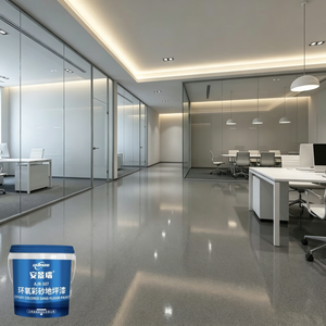 <span class=keywords><strong>Peinture</strong></span> époxy auto-nivelante colorée <span class=keywords><strong>pour</strong></span> sols intérieurs de bureaux, <span class=keywords><strong>antidérapante</strong></span>, anti-abrasion, facile à nettoyer, <span class=keywords><strong>pour</strong></span> résoudre les problèmes de poussière et de fissures - Product Image 3