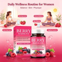 Comprimés Équilibre Hormonal Femme Berry Harmony Proanthocyanidine Végétalien Soutient la Peau, le Corps et la Santé Menstruelle OEM/ODM Disponible
