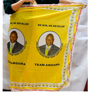 Élection Votée et Campagne Coton Cire Kangas Tissu pour Femme Robe d'Emballage <span class=keywords><strong>Leso</strong></span> - Product Image 6