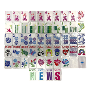 Fichas de Mahjong Personalizadas Aspen Glow, Amuletos de la Suerte, Acrílico Tallado de Doble Cara, Lujo Moderno, para Reuniones de Amigos, Venta al por Mayor y Menor - Product Image 1