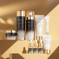 Fournisseur de soins de la peau pour le visage, routine complète de soins de la peau, tonique, essence, crème, soin du visage de luxe au caviar, ensemble de 9 pièces