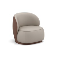Ensemble de canapés modulaires sectionnels pour salon et bureau de villa moderne, avec cuir véritable, éponge haute densité et structure en bois