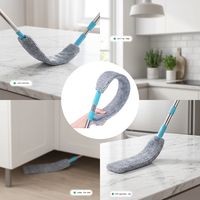 BENHENG 2026 Plumeau à plumes pliable très vendu pour le nettoyage, avec longue tige d'extension