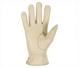 Gants en cuir de mouton longueur poignet, style uni, non doublés, respirants pour usage quotidien, printemps, automne et occasions décontractées - Product Image 4